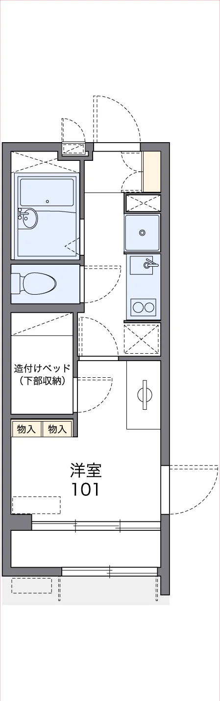 代表的な間取のため実際の間取とは異なる場合があります