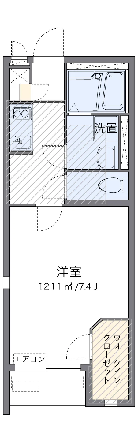 代表的な間取のため実際の間取とは異なる場合があります