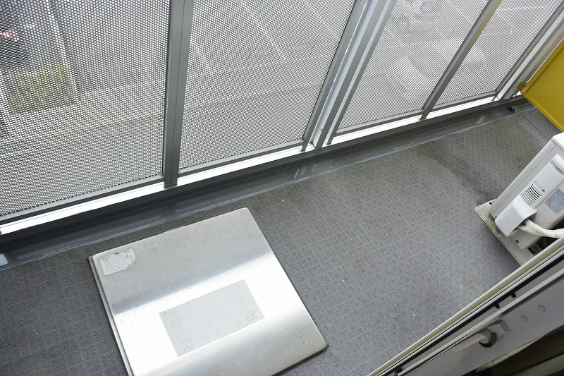 ベランダはこんな感じです♪