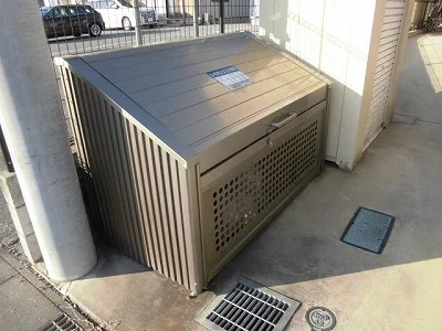 入居者様専用ゴミ庫です。
