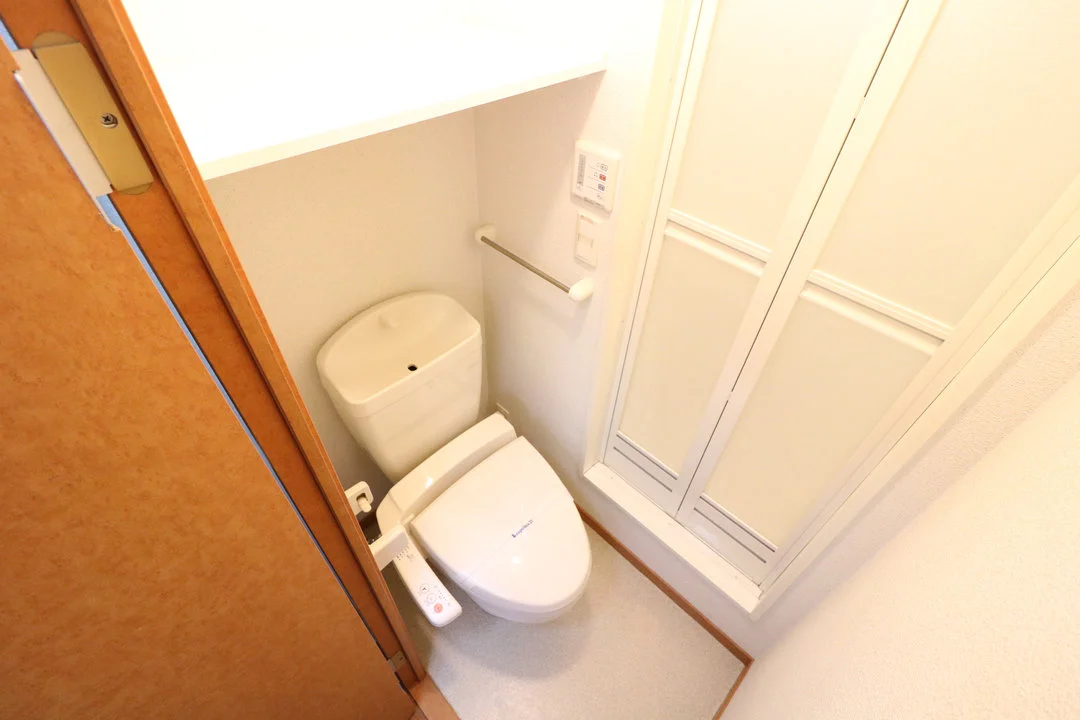 広々トイレで一休み