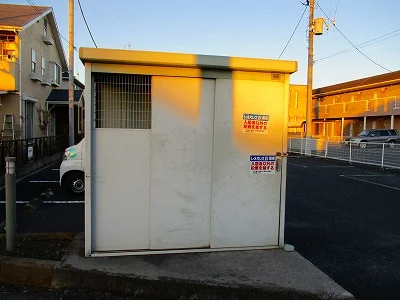 入居者様専用ゴミ庫です。