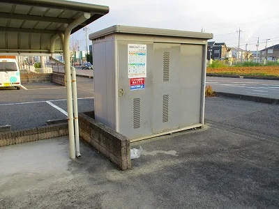 入居者様専用ゴミ庫です。