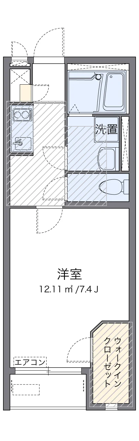 代表的な間取のため実際の間取とは異なる場合があります