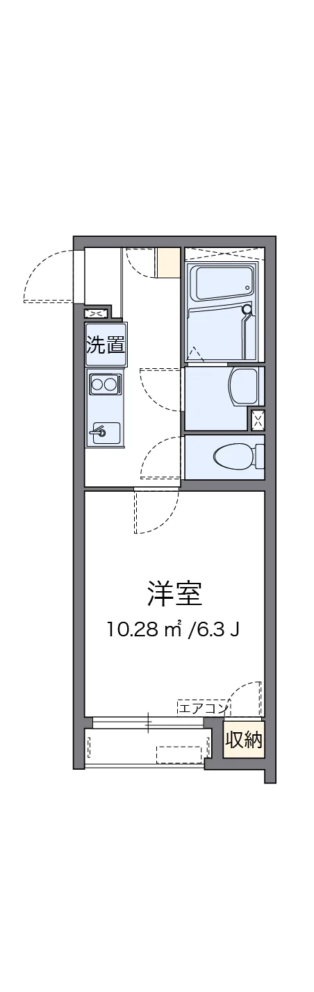 代表的な間取のため実際の間取とは異なる場合があります