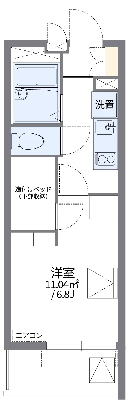 代表的な間取のため実際の間取とは異なる場合があります