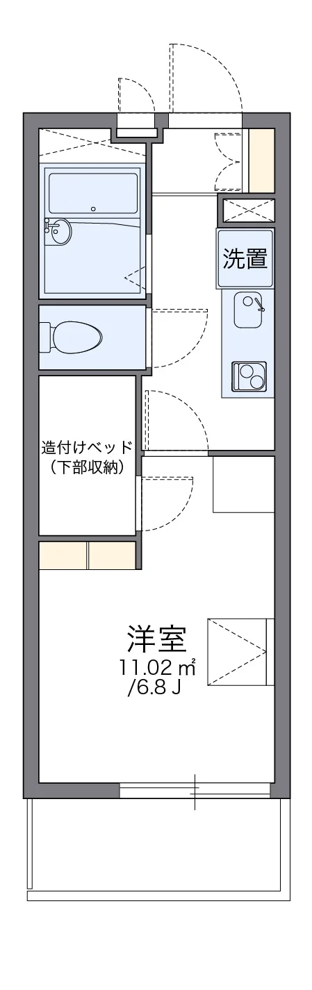 代表的な間取のため実際の間取とは異なる場合があります