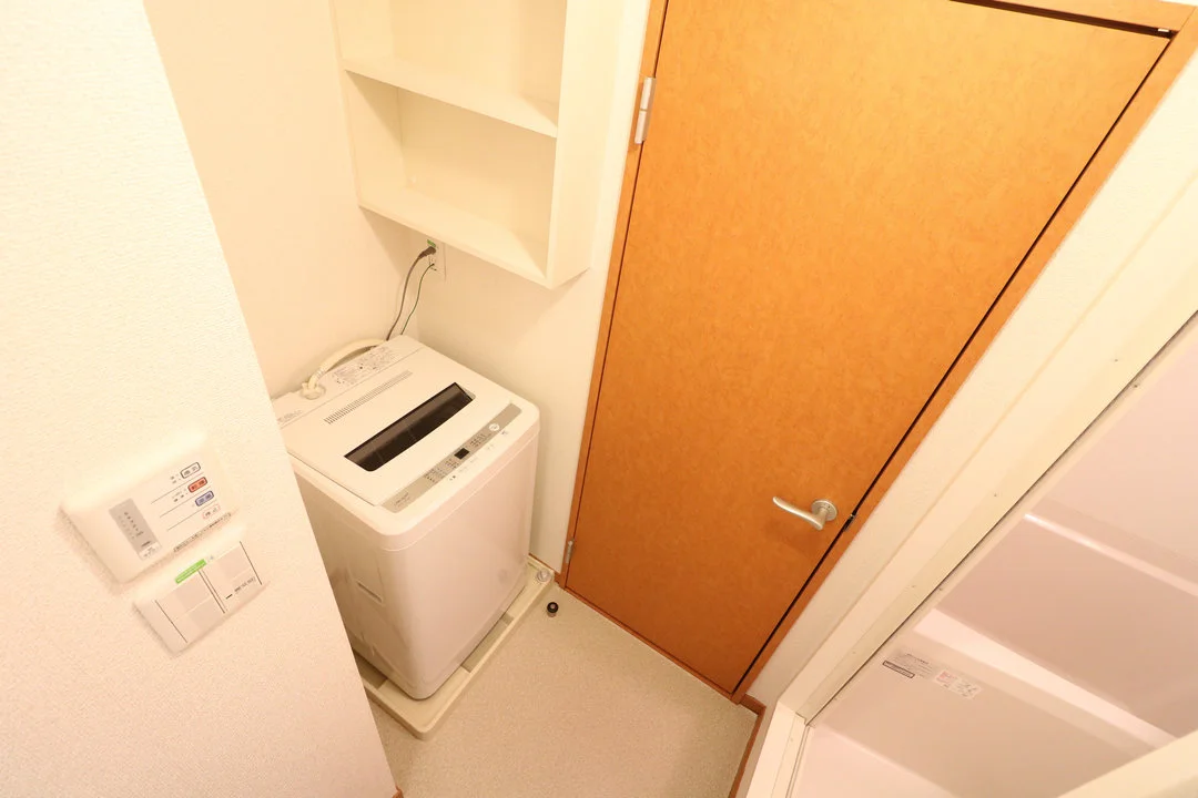 洗濯機完備によりお手軽に引越しが可能！