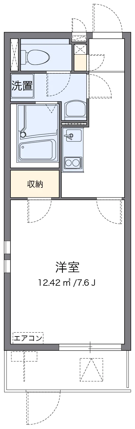 代表的な間取のため実際の間取とは異なる場合があります