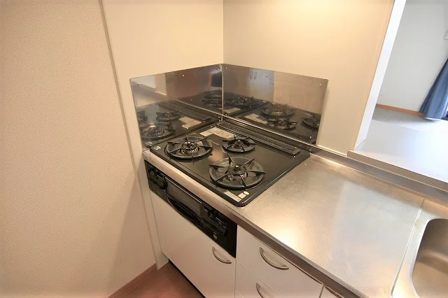 3口　ガスコンロ付