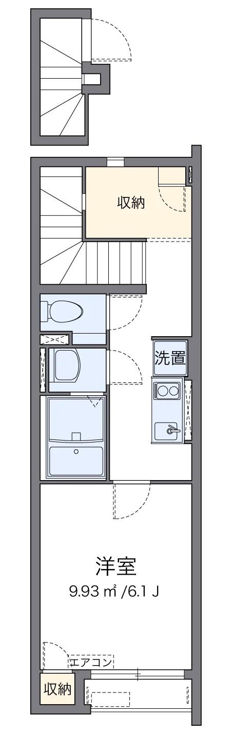 代表的な間取のため実際の間取とは異なる場合があります