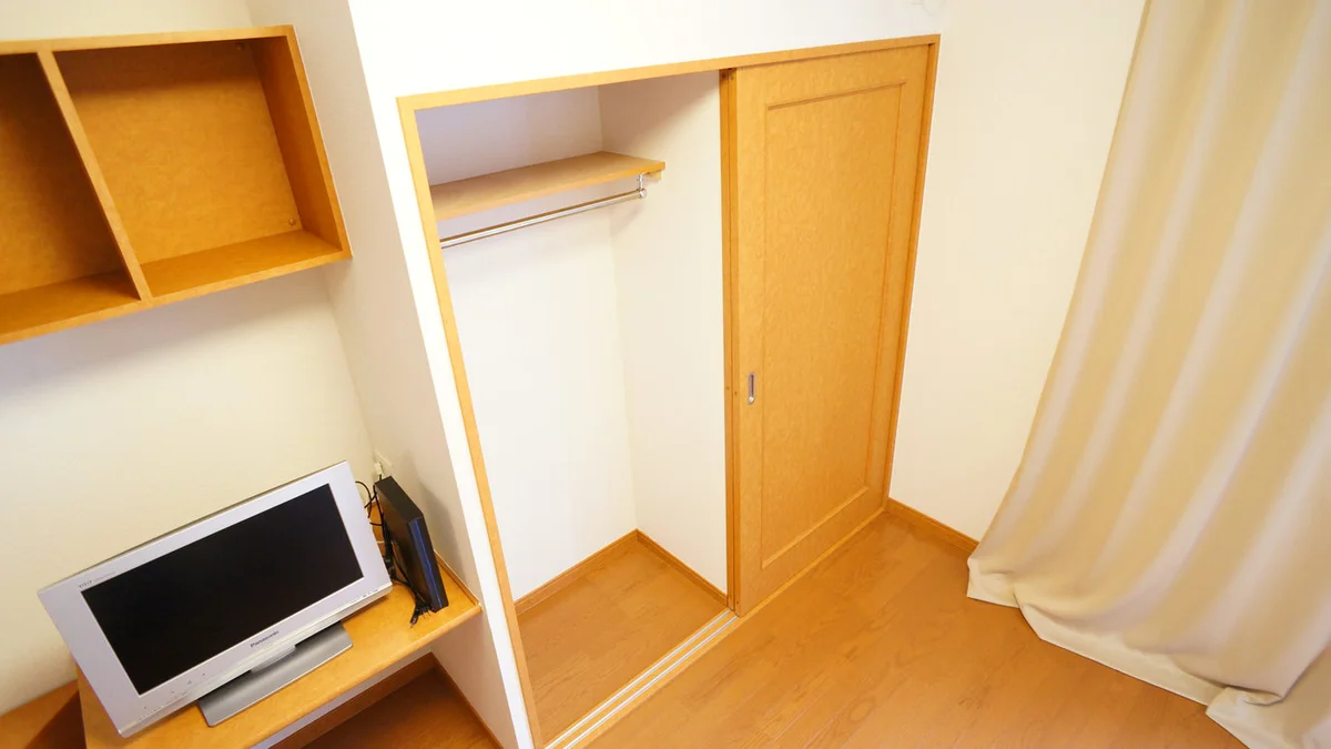 広々としたクローゼットで収納力バツグンです