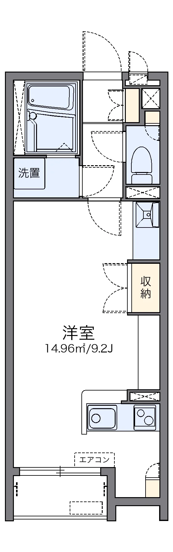 代表的な間取のため実際の間取とは異なる場合があります