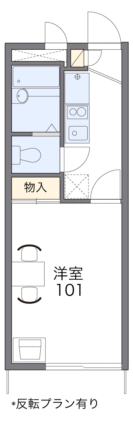 代表的な間取のため実際の間取とは異なる場合があります