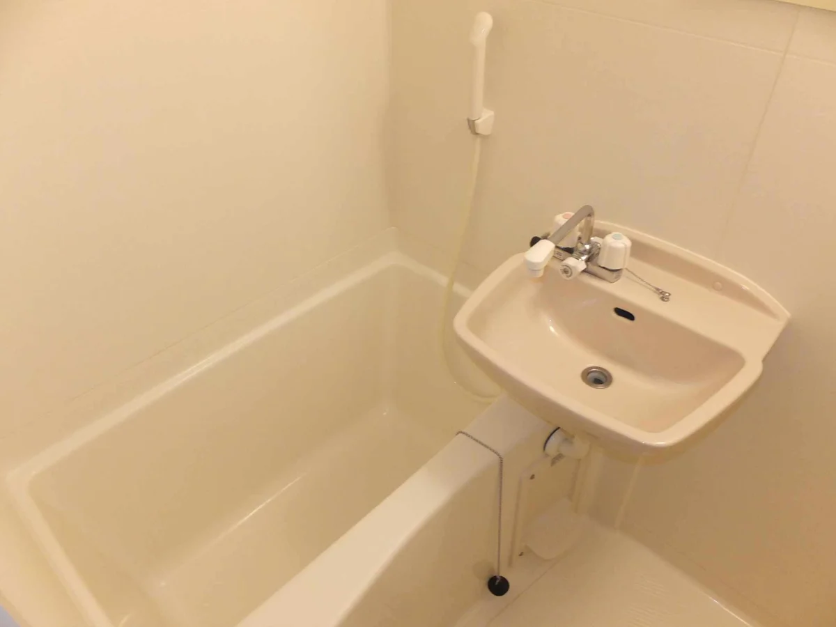 雨の日にも便利な浴室乾燥機付き