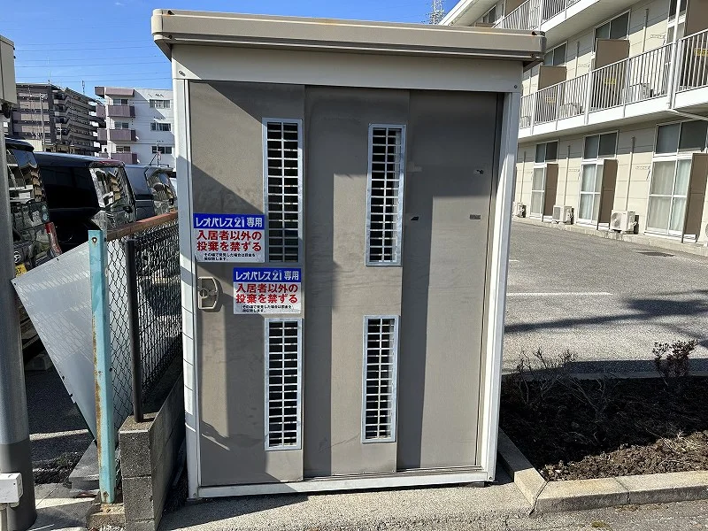 入居者様専用ゴミ庫となります