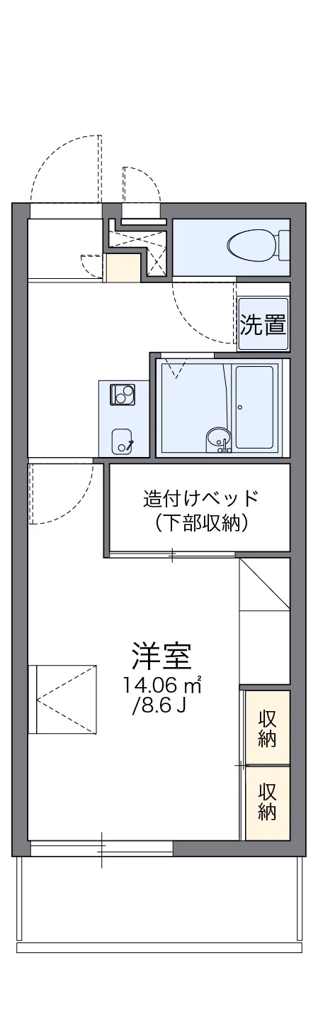 代表的な間取のため実際の間取とは異なる場合があります