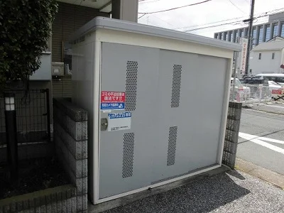 入居者様専用ゴミ庫です。