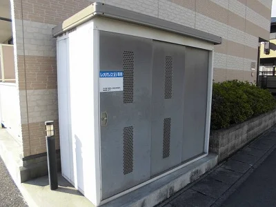 入居者様専用ゴミ庫です。