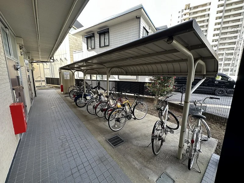 入居者様専用屋根付き駐輪場