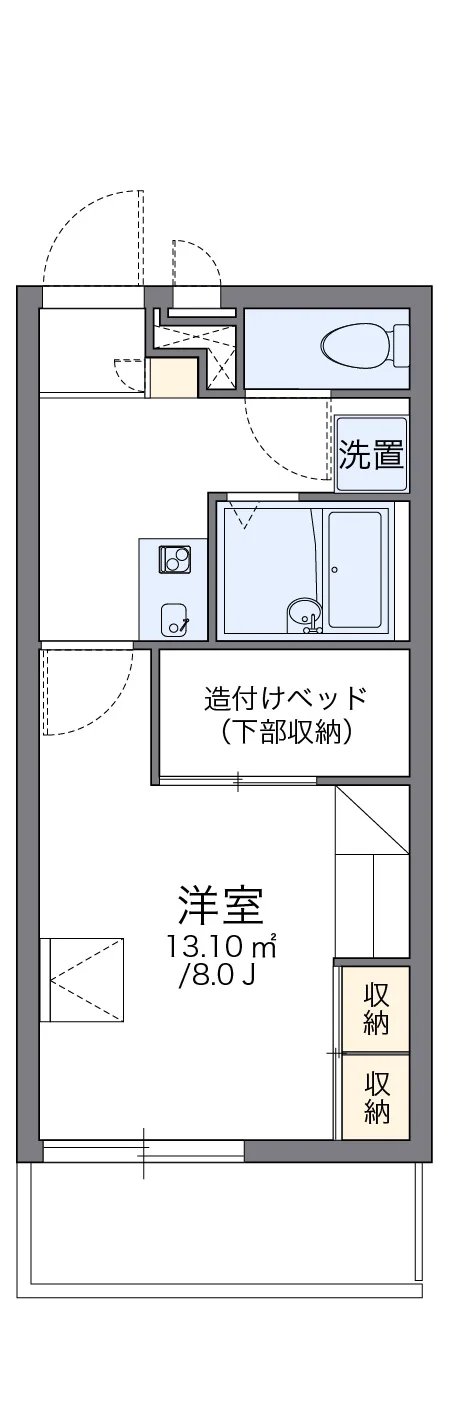 代表的な間取のため実際の間取とは異なる場合があります