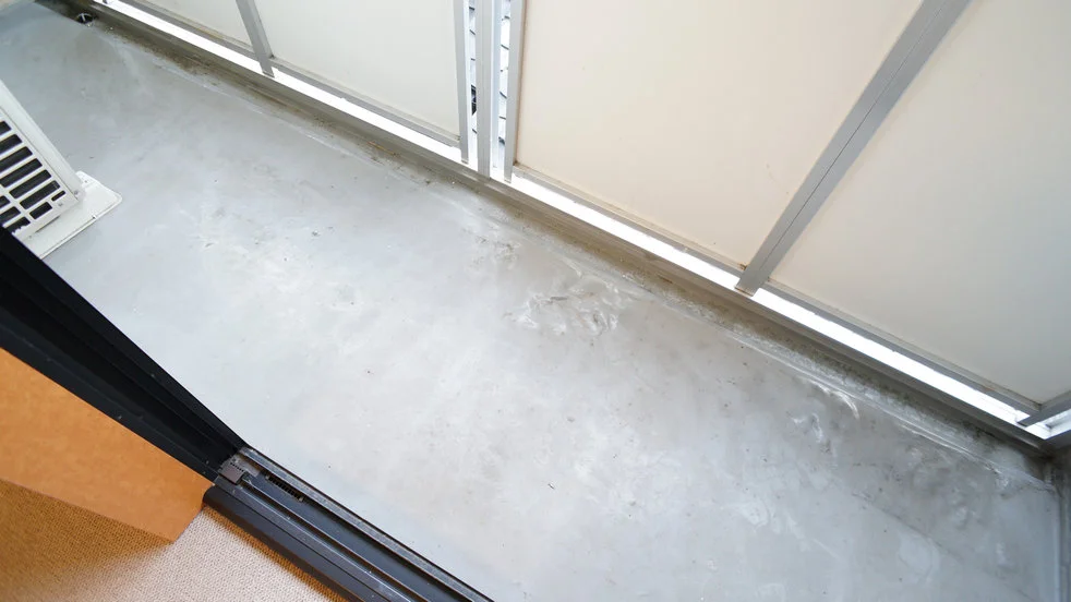 開放感のあるバルコニー