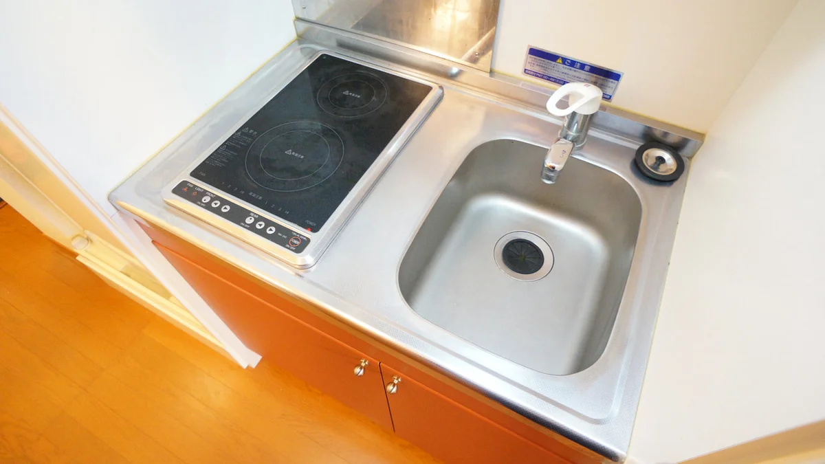 コンパクトなキッチンで掃除もらくらく