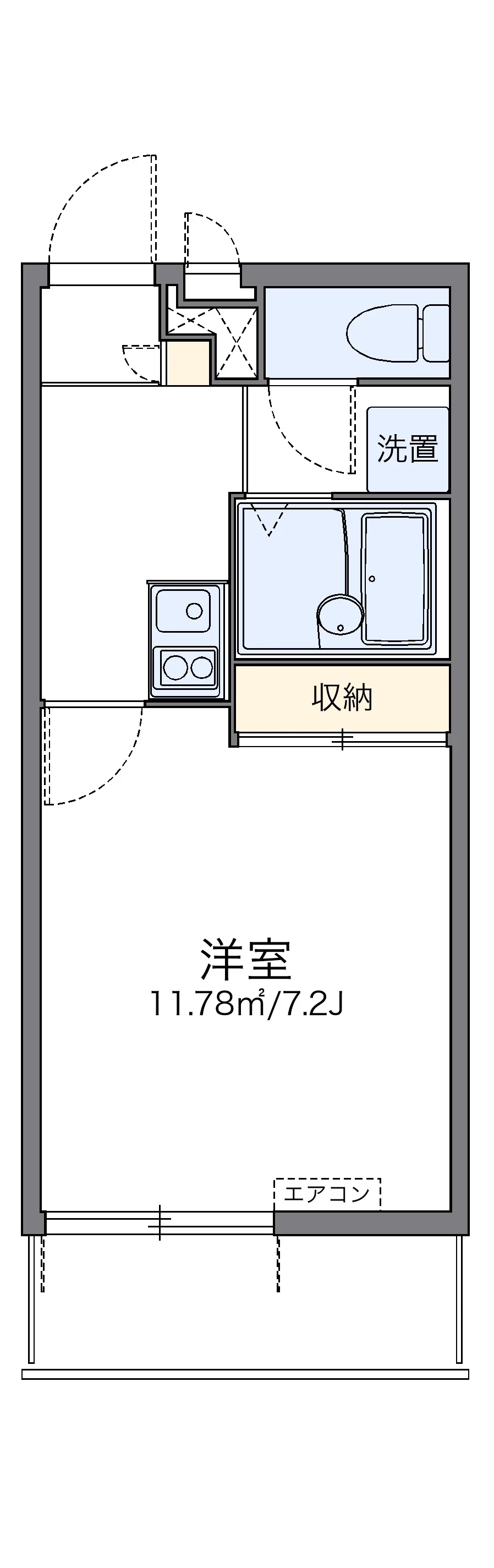代表的な間取のため実際の間取とは異なる場合があります