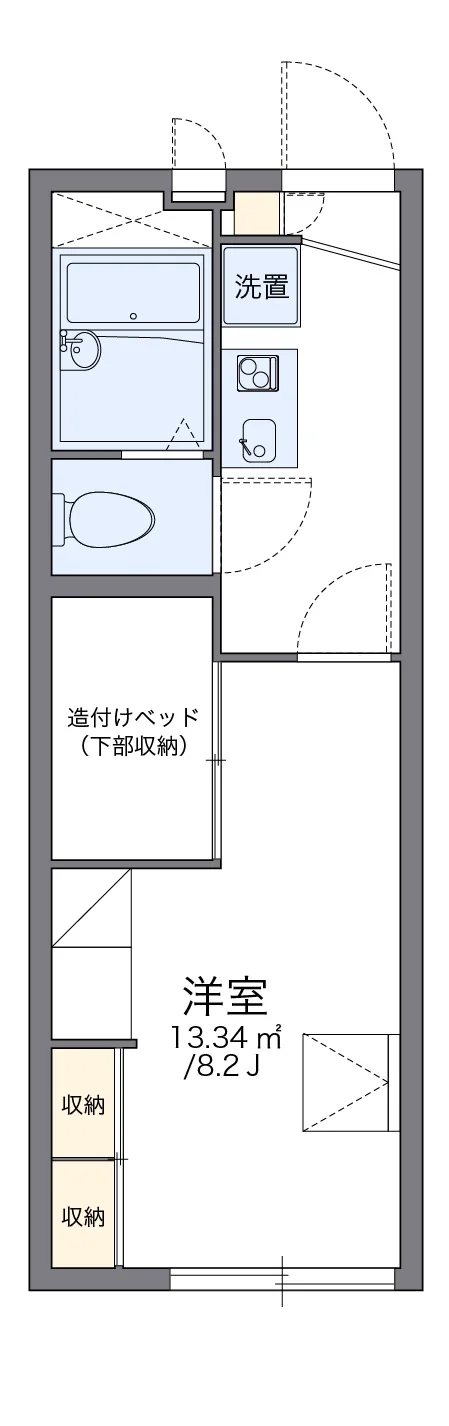代表的な間取のため実際の間取とは異なる場合があります