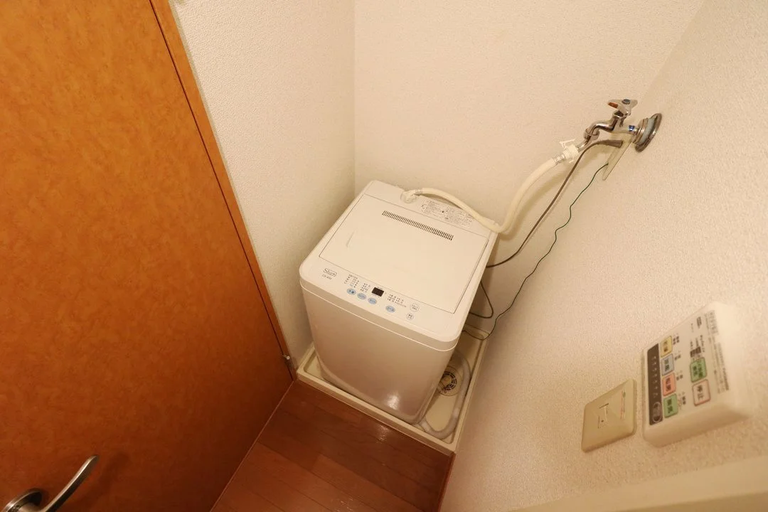 洗濯機完備によりお手軽に引越しが可能！