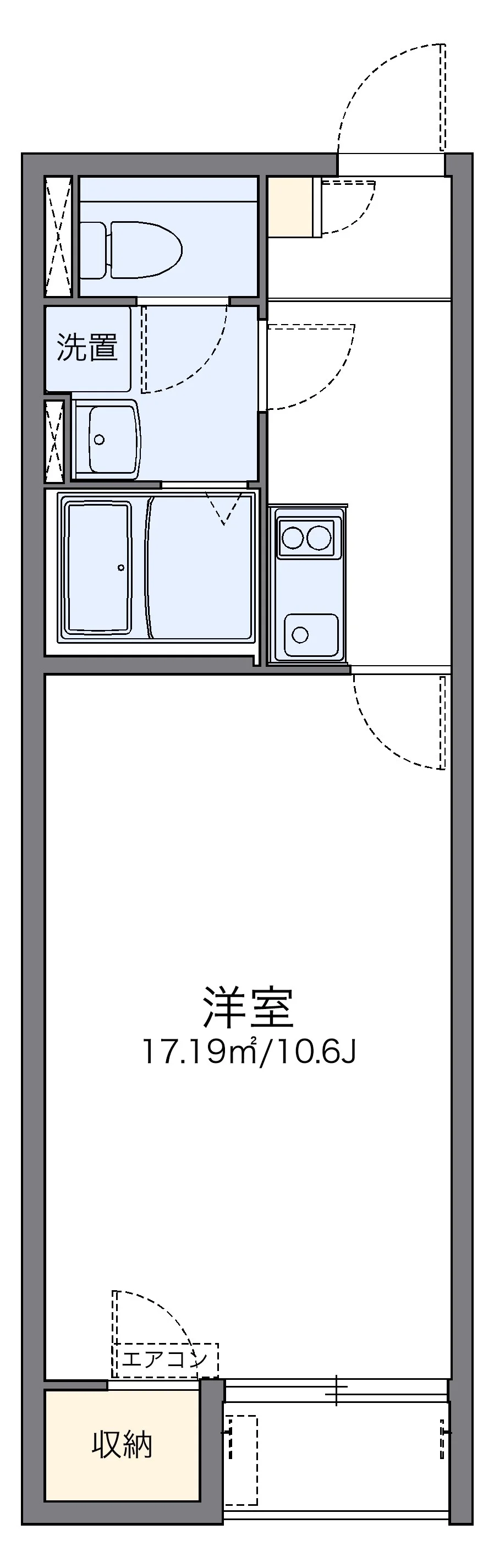 代表的な間取のため実際の間取とは異なる場合があります
