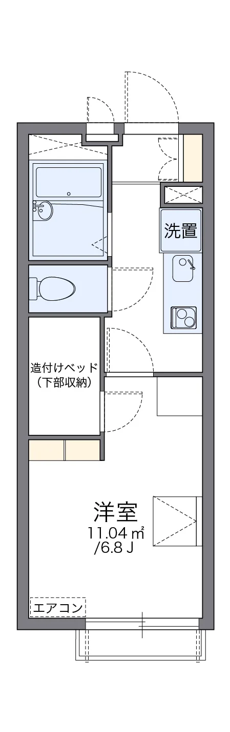 代表的な間取のため実際の間取とは異なる場合があります