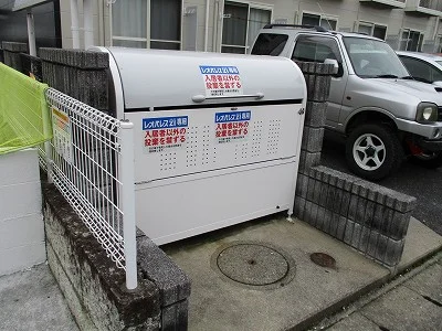 入居者様専用ゴミ庫です。