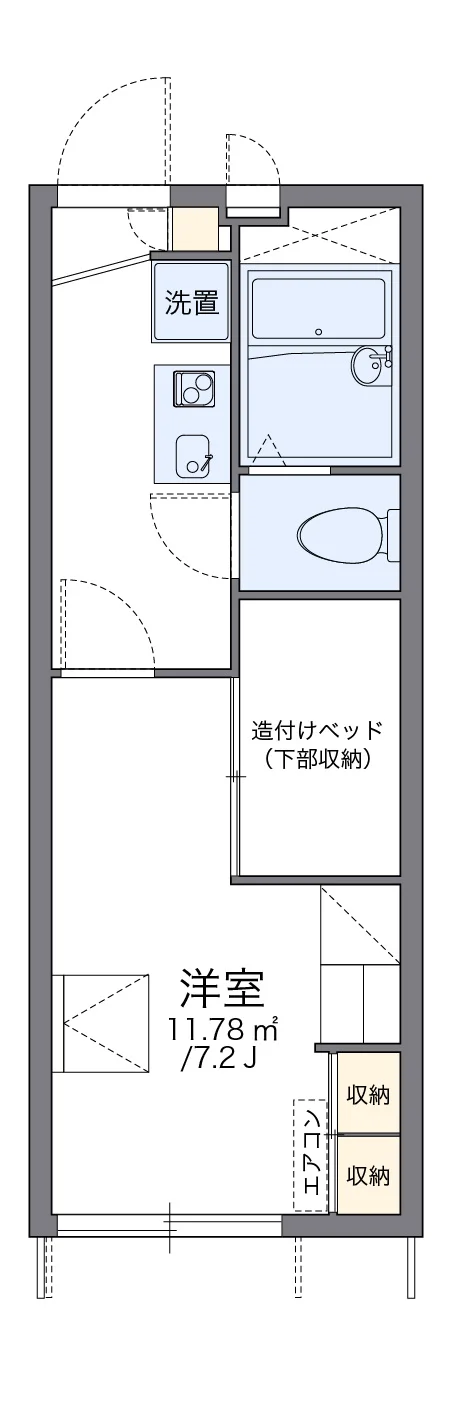 代表的な間取のため実際の間取とは異なる場合があります