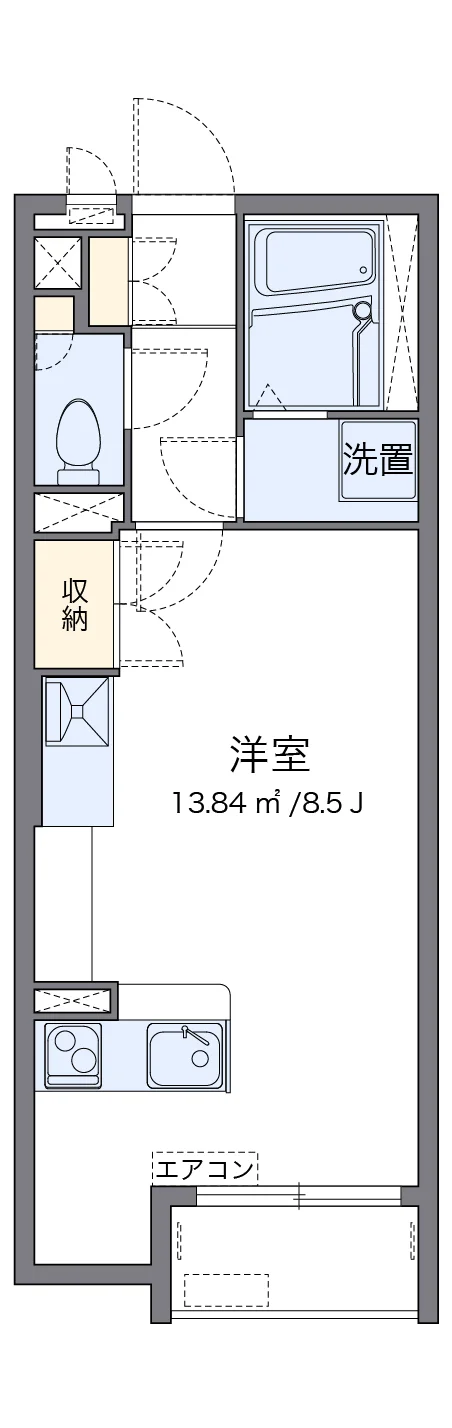 代表的な間取のため実際の間取とは異なる場合があります