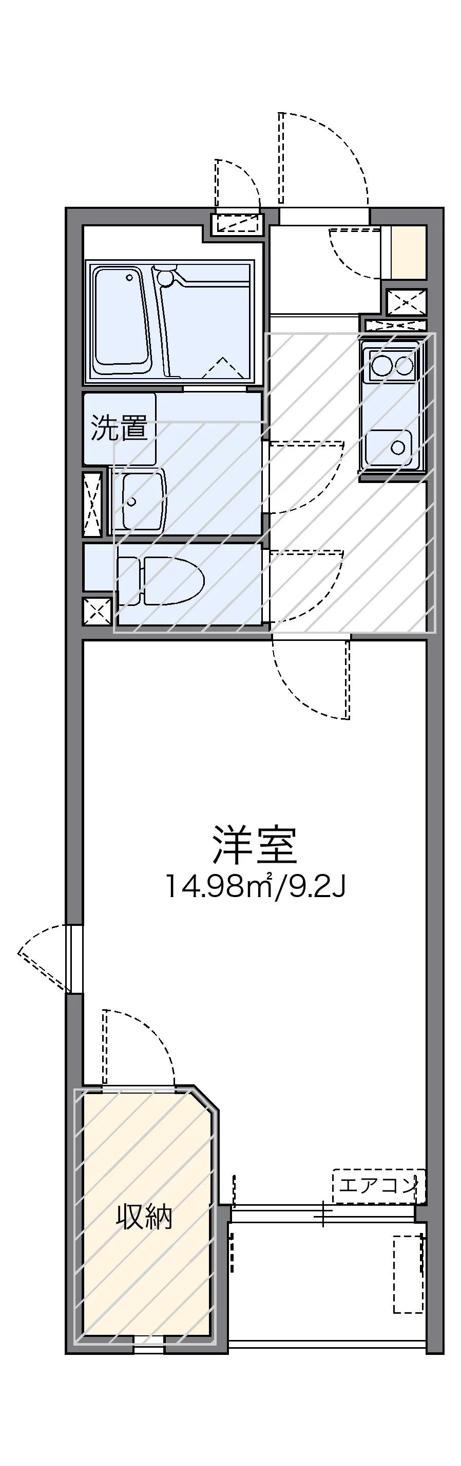 代表的な間取のため実際の間取とは異なる場合があります