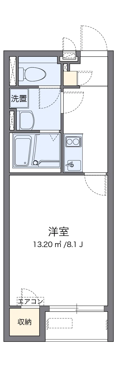 代表的な間取のため実際の間取とは異なる場合があります