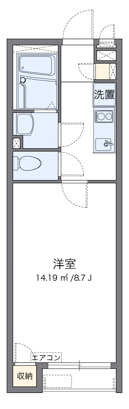 代表的な間取のため実際の間取とは異なる場合があります