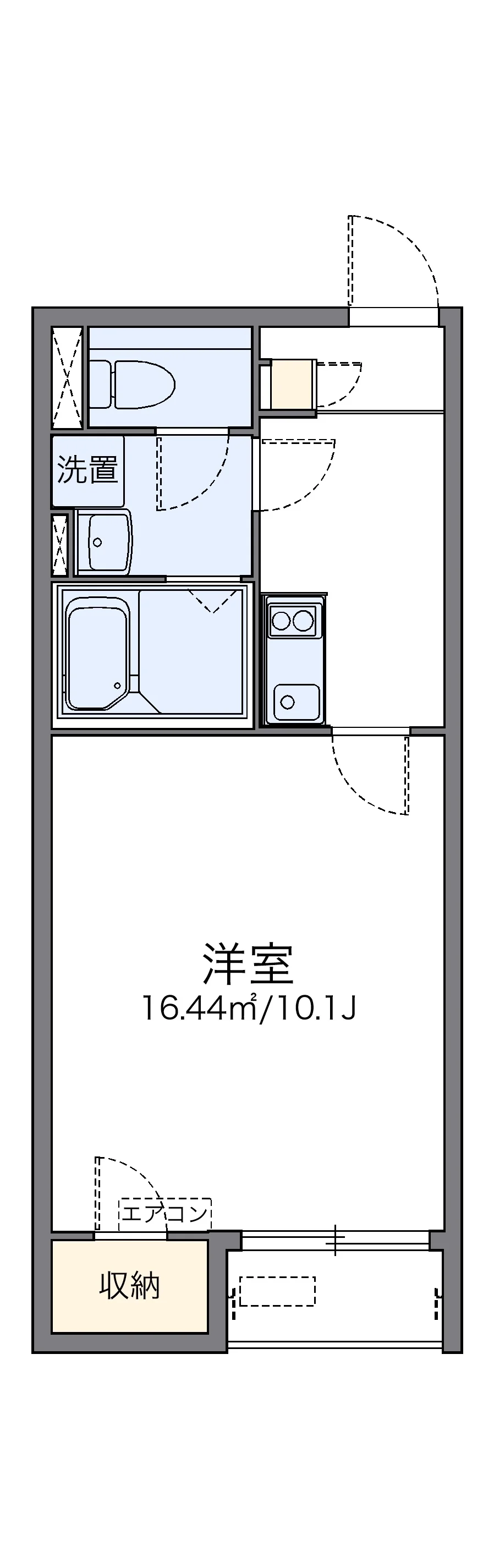 代表的な間取のため実際の間取とは異なる場合があります