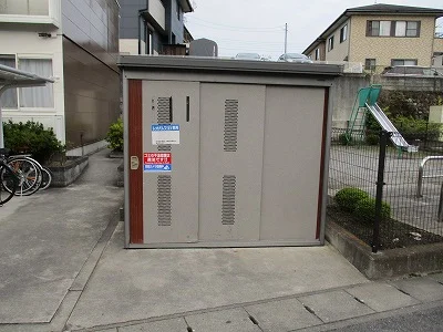 入居者様専用ゴミ庫です。