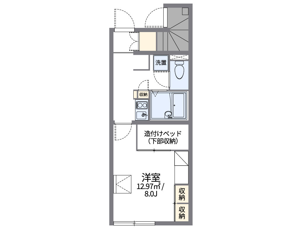 代表的な間取のため実際の間取とは異なる場合があります