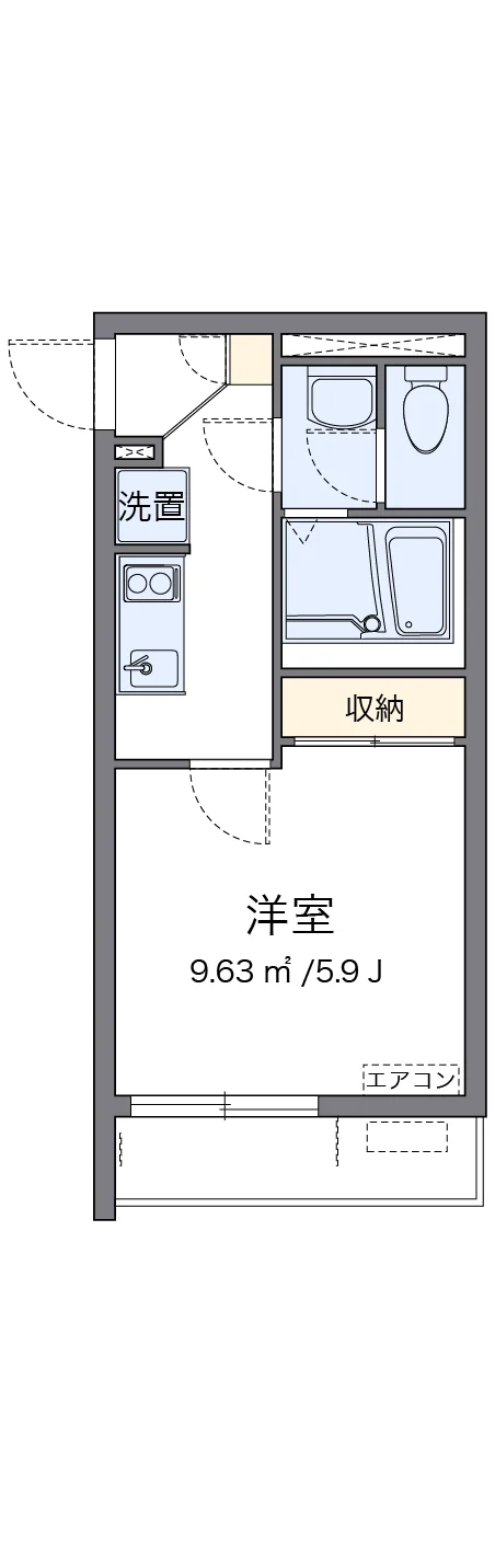 代表的な間取のため実際の間取とは異なる場合があります