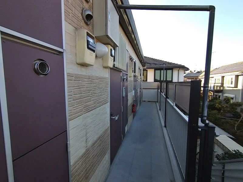 ２階玄関側共用廊下