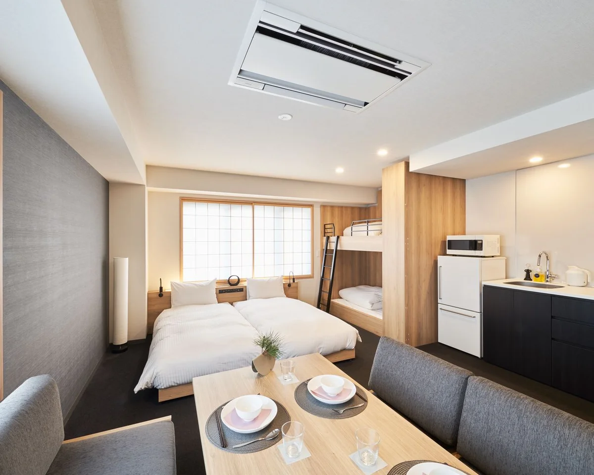 W M アパートメントホテル Mimaru東京日本橋水天宮前 マンスリー利用に最適な約35 以上の広いお部屋 最大4名様までご入居可能 No 東京都中央区のウィークリーマンション マンスリーマンション情報 ウィークリー マンスリー