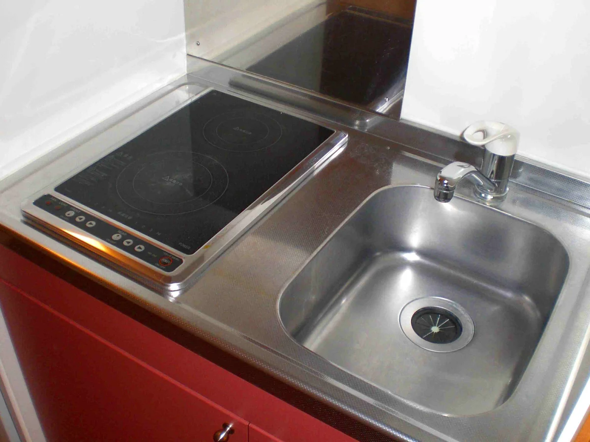 安全設計の電磁調理器♪