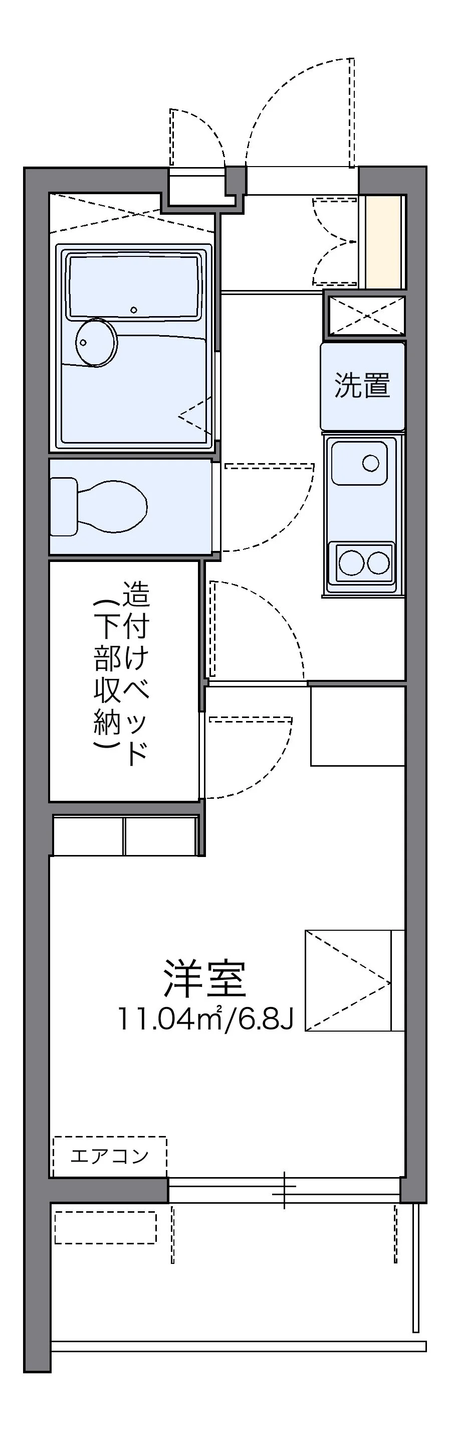 代表的な間取のため実際の間取とは異なる場合があります