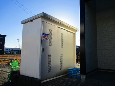 入居者様専用ゴミ庫です。