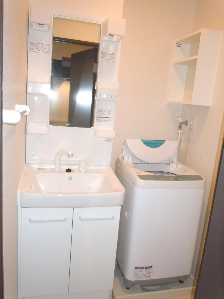 独立洗面台+洗濯機