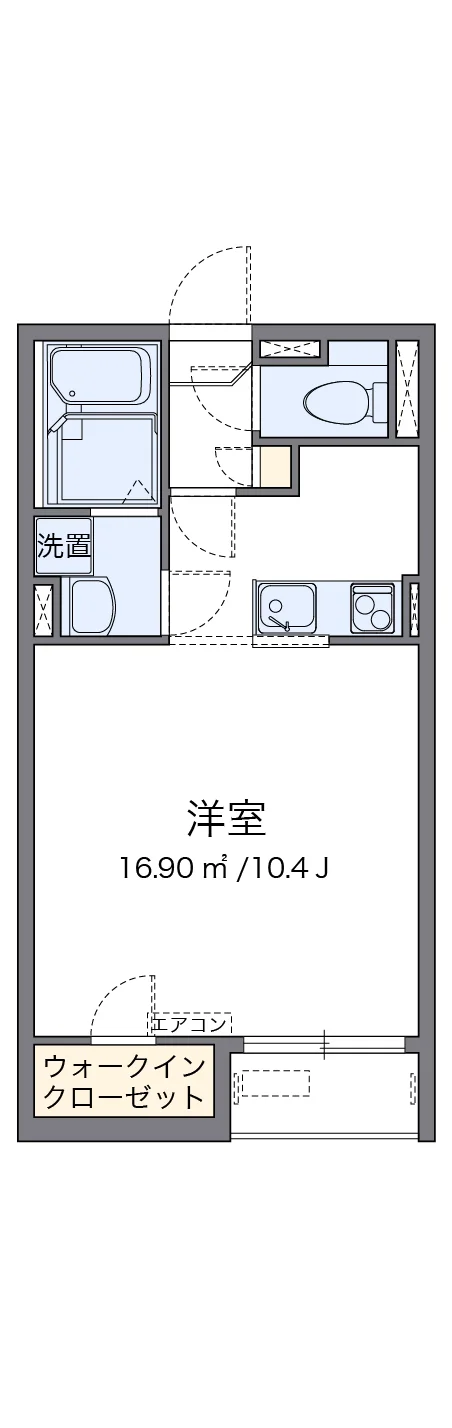 代表的な間取のため実際の間取とは異なる場合があります
