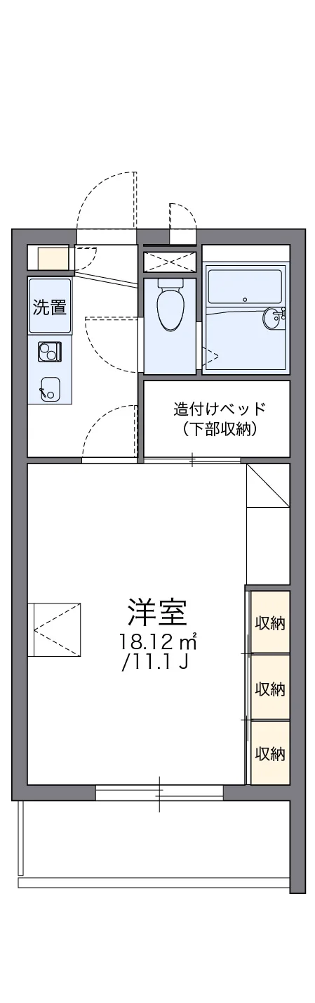 代表的な間取のため実際の間取とは異なる場合があります